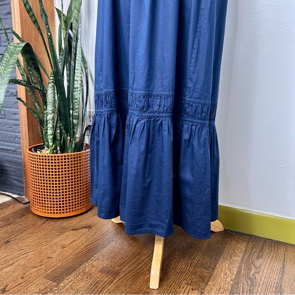 NWT Loft Navy Blue Maxi Dress - Picture 4 of 7